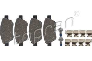 Bremseklosser sett, Framaksel, OPEL ADAM, CORSA D, CORSA D Skåp/halvkombi, VAUXHALL ADAM, 16 05 153, 16 05 258, 16 05 353, 16 05 357, 16