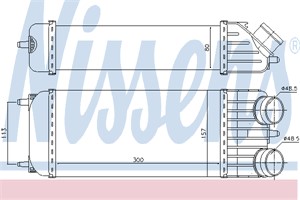 Ladeluftkjøler, CITROËN C2, C3 I, C3 II, C3 PICASSO, PEUGEOT 1007, 207, 207 CC, 207 Skåp/halvkombi, 207 SW, 207 SW Skåp / kombi, 0384.J4