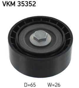 Styrerulle-kileribberem, Øvre venstre, Øvre, CHEVROLET,OPEL,VAUXHALL, 48 02 596, 96868477