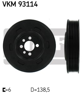 Remskive, veivaksel, AUDI,SEAT,SKODA,VW, 06A 105 243 E