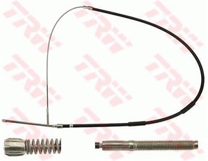 Kabel, parkeringsbremse, Bak, Høyre, Venstre, VW GOLF I, GOLF Cabriolet I, GOLF Variant III, JETTA I, SCIROCCO, 171 609 721 A, 171 609 7
