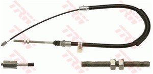 Kabel, parkeringsbremse, Bak, Høyre, PEUGEOT 607, 4745 P9
