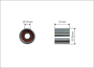 Strammerull, tannrem, SEAT IBIZA III, VW GOLF V, PASSAT B6, PASSAT B6 Variant, POLO, TOURAN, 06B 109 477 B, 06B109477B