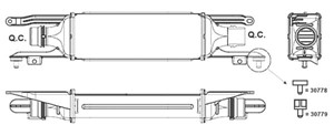 Ladeluftkjøler, OPEL CORSA D, CORSA D Skåp/halvkombi, 4A0 411 327 F, 55702004, 6302078