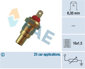 Kjølevæsketemperatursensor, LEXUS,TOYOTA, 06L117021C, 06L117021E, 06L117021G, 51873656, 51892932, 51903243, 52061792, 602 030 17 03 S1,